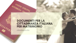 Documenti per la cittadinanza italiana per matrimonio