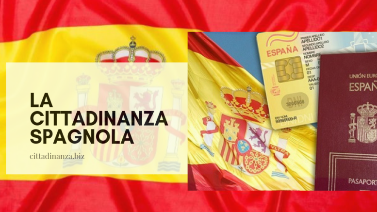 la cittadinanza spagnola