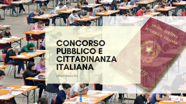 Concorso pubblico e cittadinanza italiana
